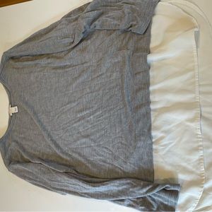 JCrew Shirt with faux top
